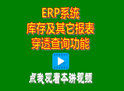 企管王ERP軟件中庫存報表其它報表穿透查詢(xún)功能操作方法